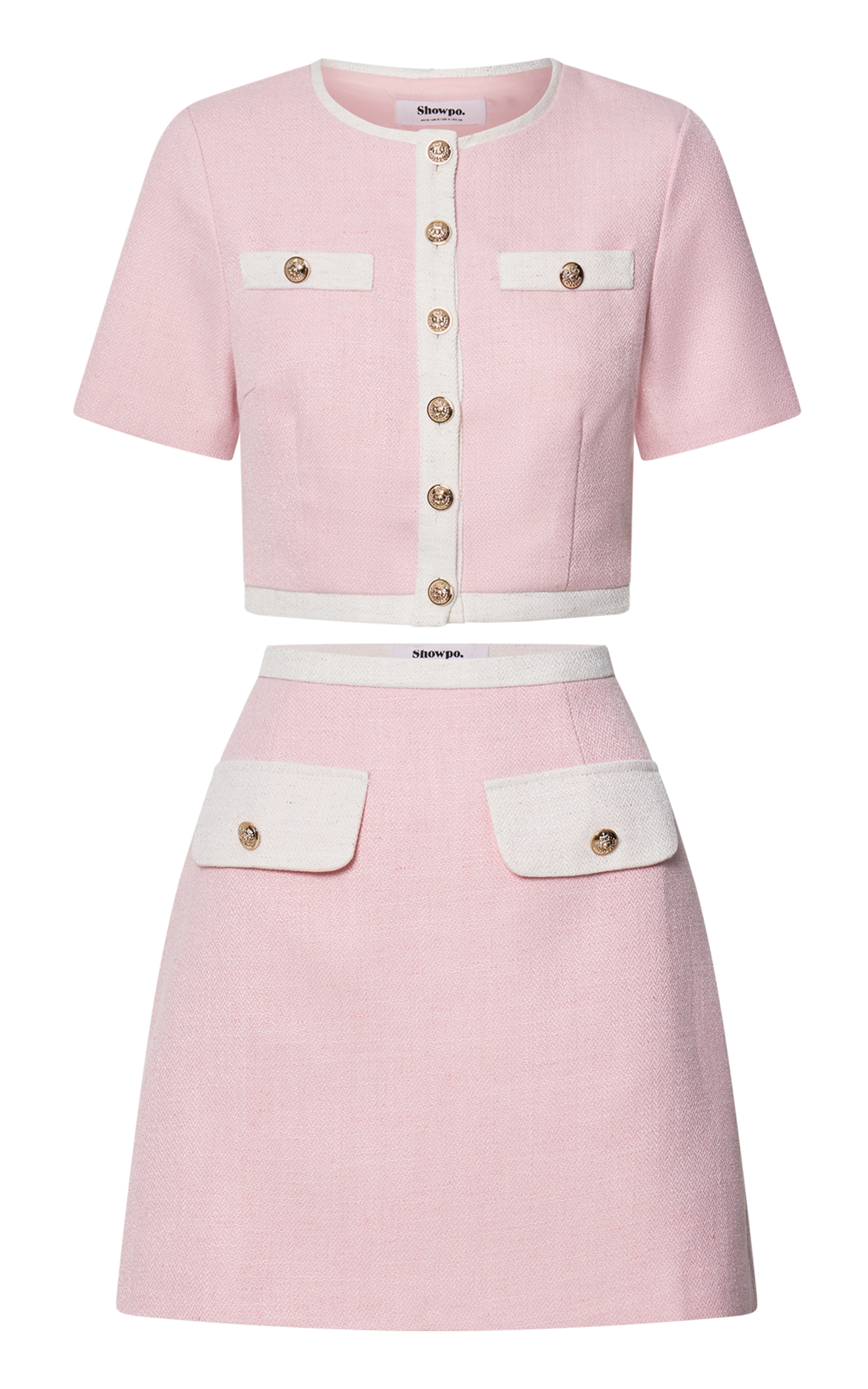 Rose Blush Bouclé Co-ord