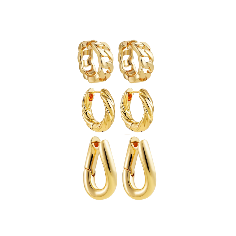 Elegant Hira Hoop Earrings – Timeless and Stylish Jewelry