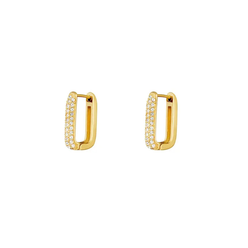 Sparkling Hoop Earrings - Geertruid