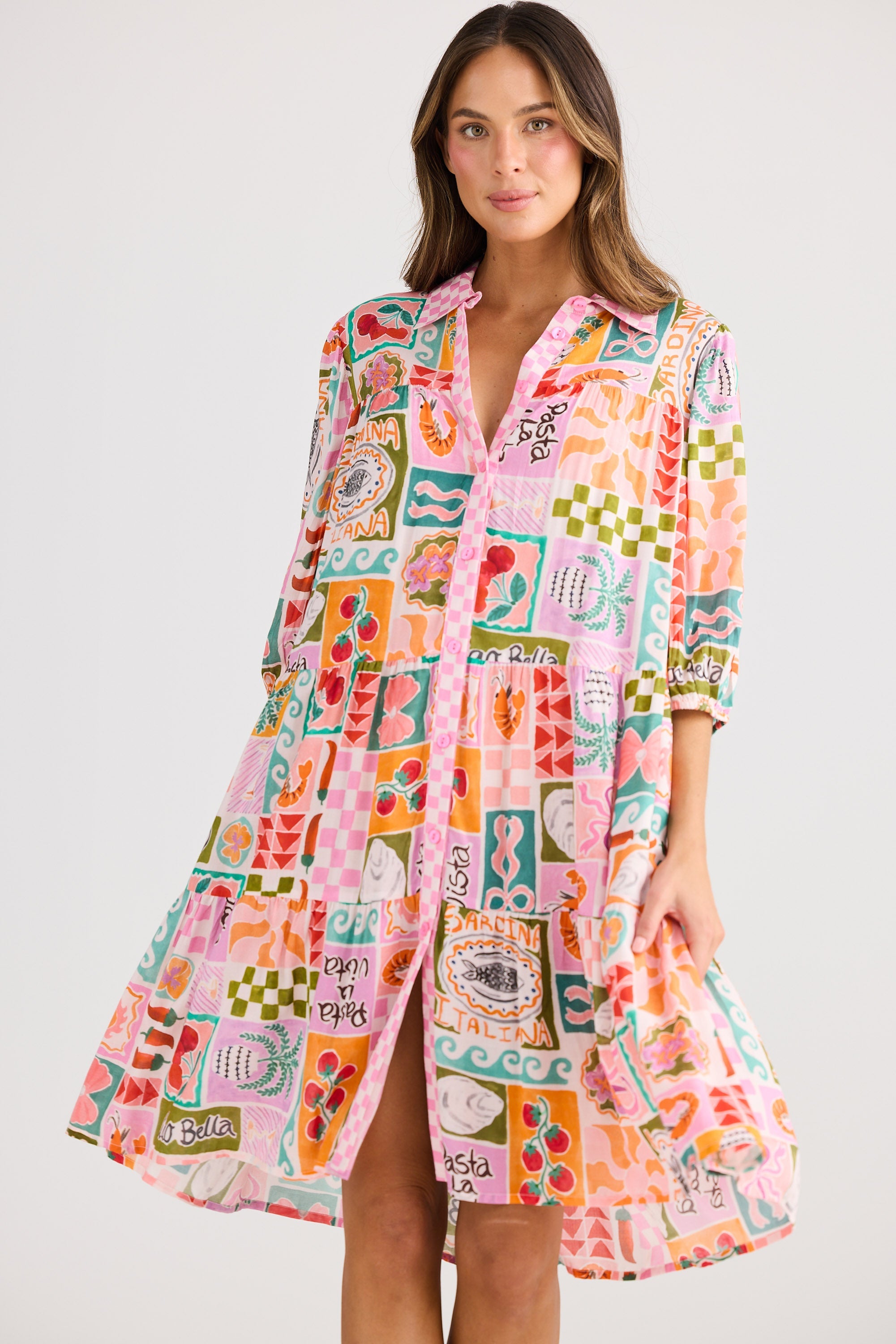 Fiji Dress - Sardinia Summer