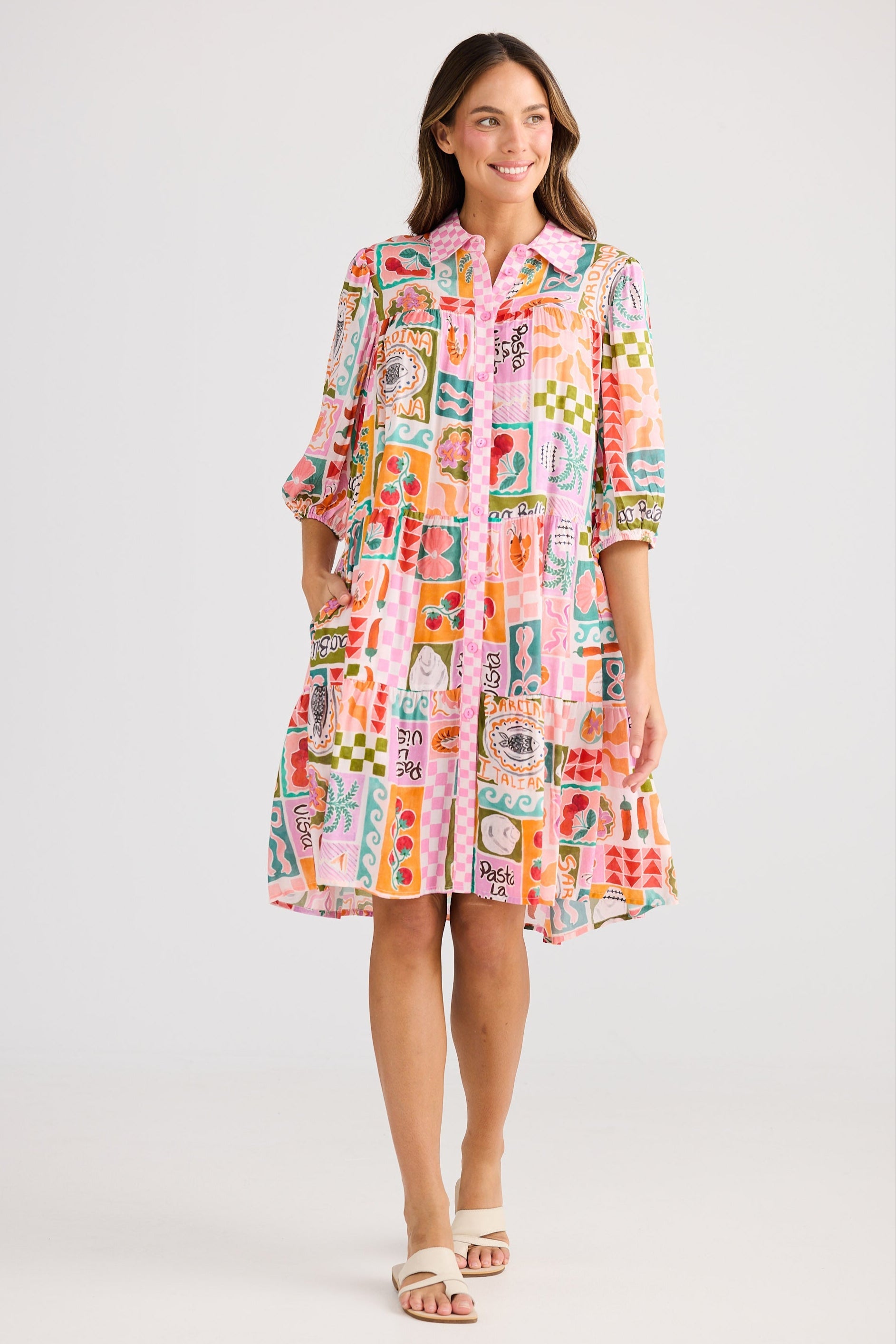 Fiji Dress - Sardinia Summer