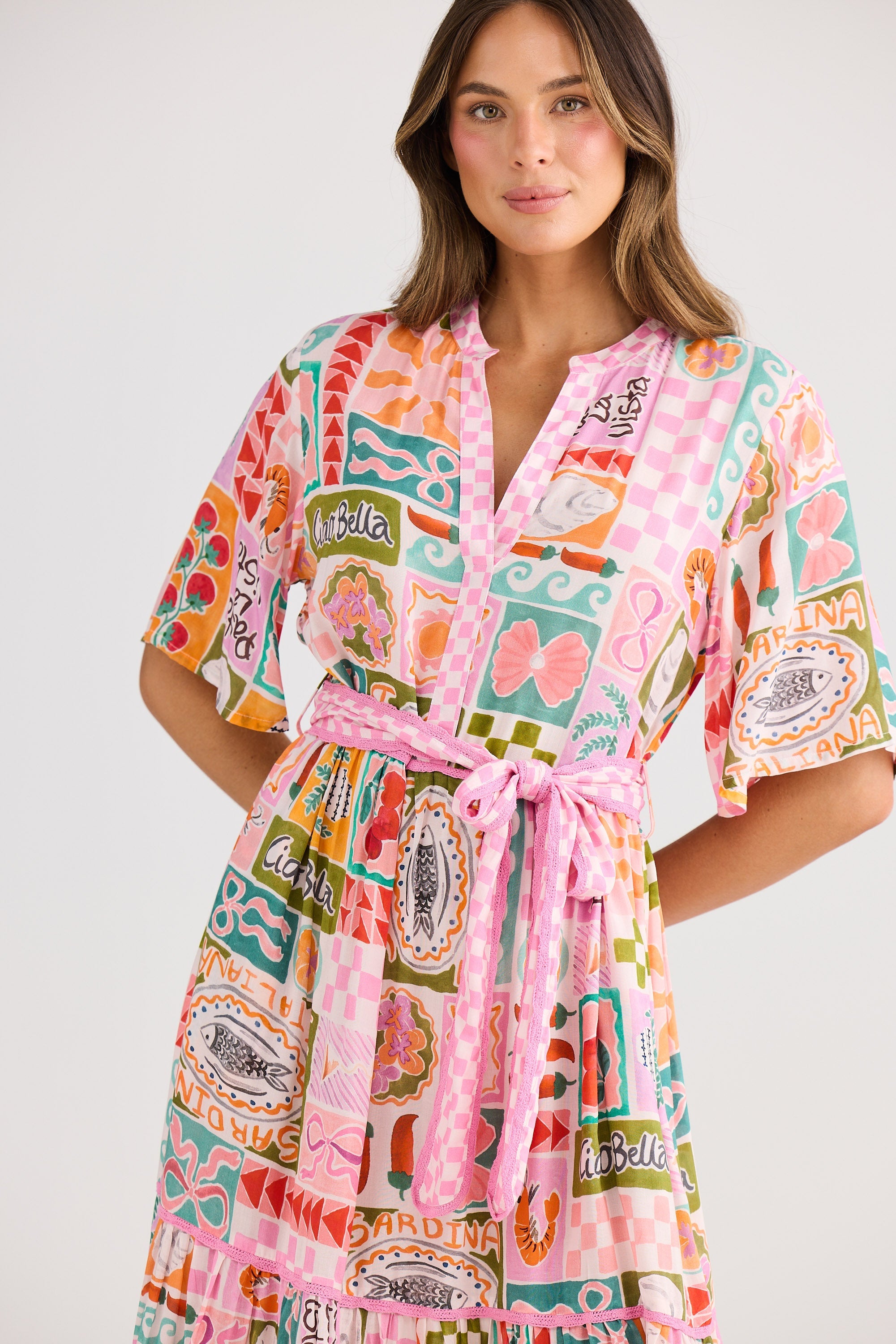 Lynwood Dress - Sardinia Summer