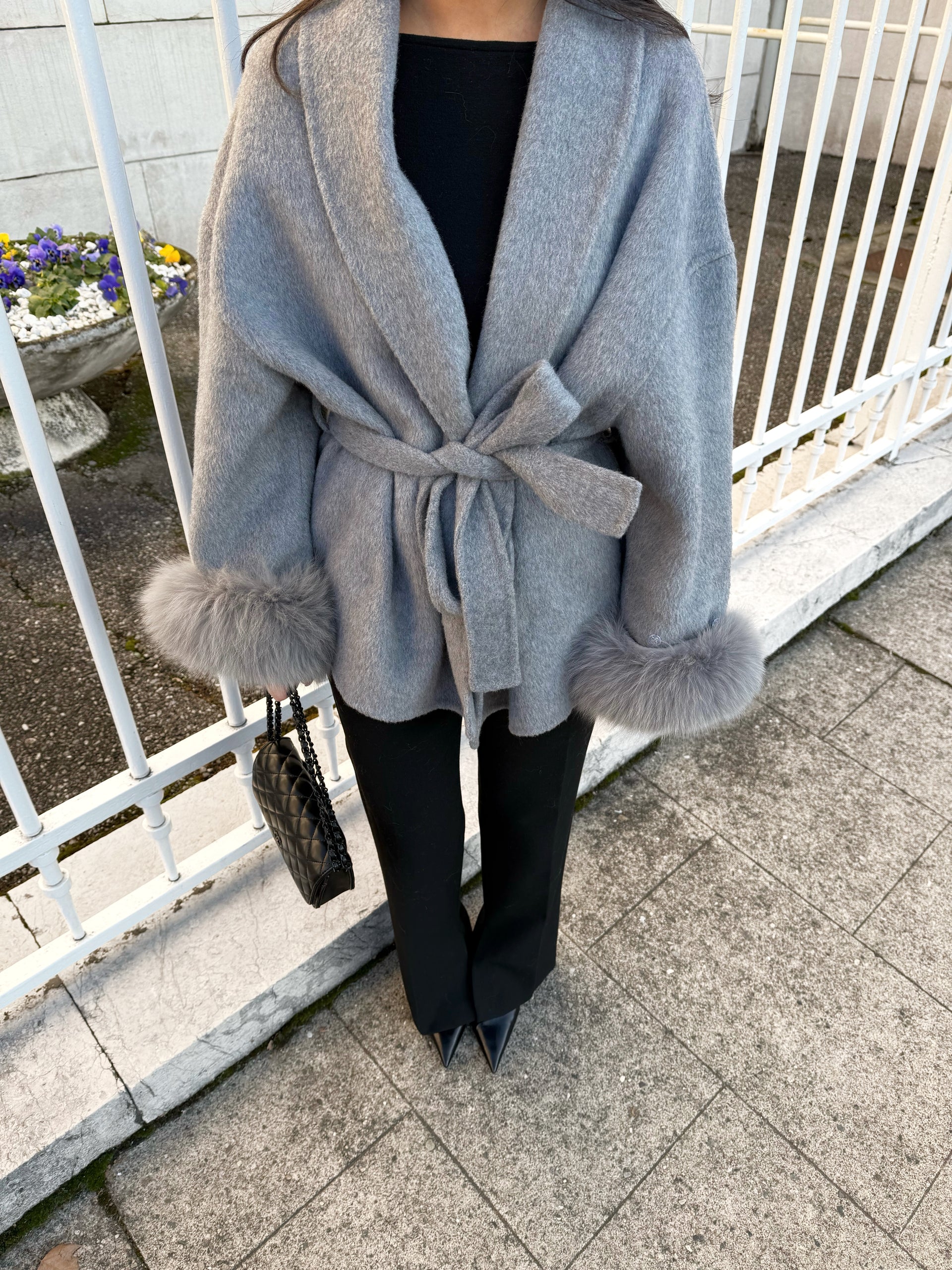 The Amara wool coat