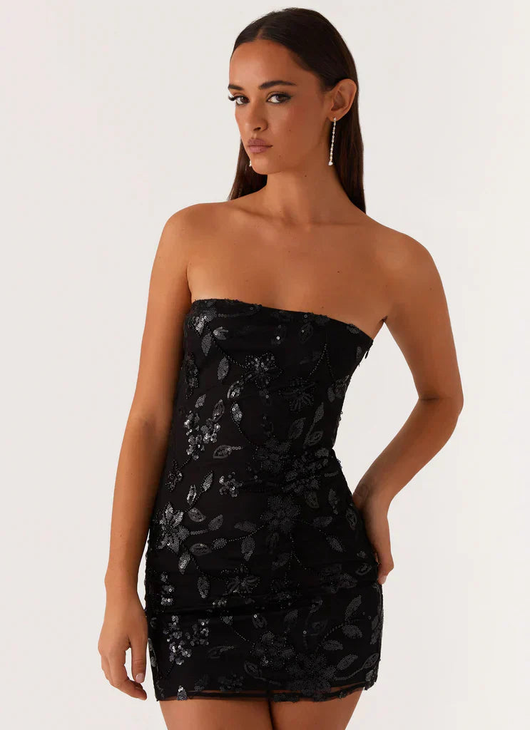 Aurora Beaded Mini Dress