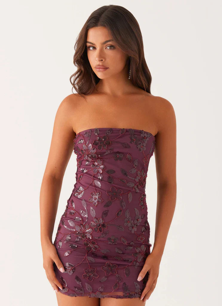 Aurora Beaded Mini Dress