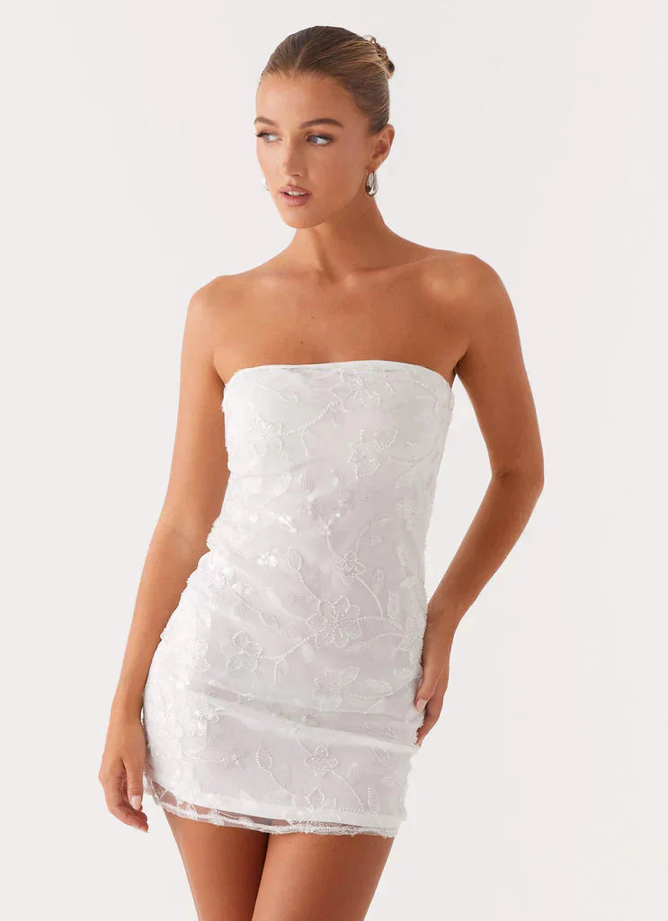 Aurora Beaded Mini Dress