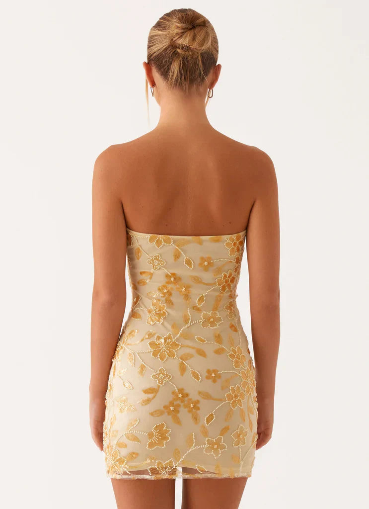 Aurora Beaded Mini Dress