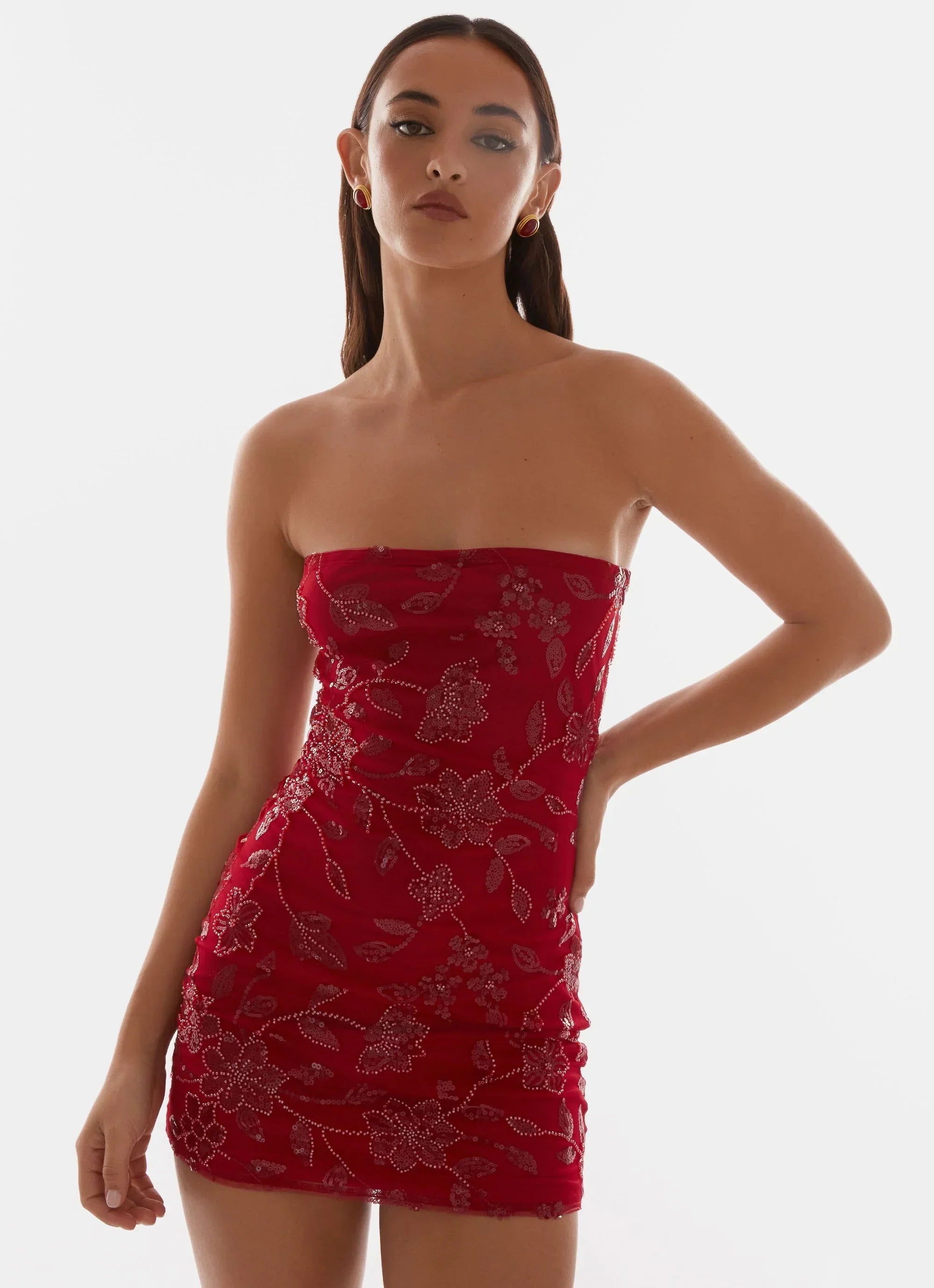 Aurora Beaded Mini Dress