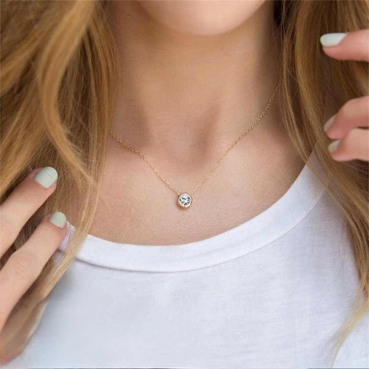 Elegant Birthstone Necklace - Amelia for Personalized Birthday Gifts