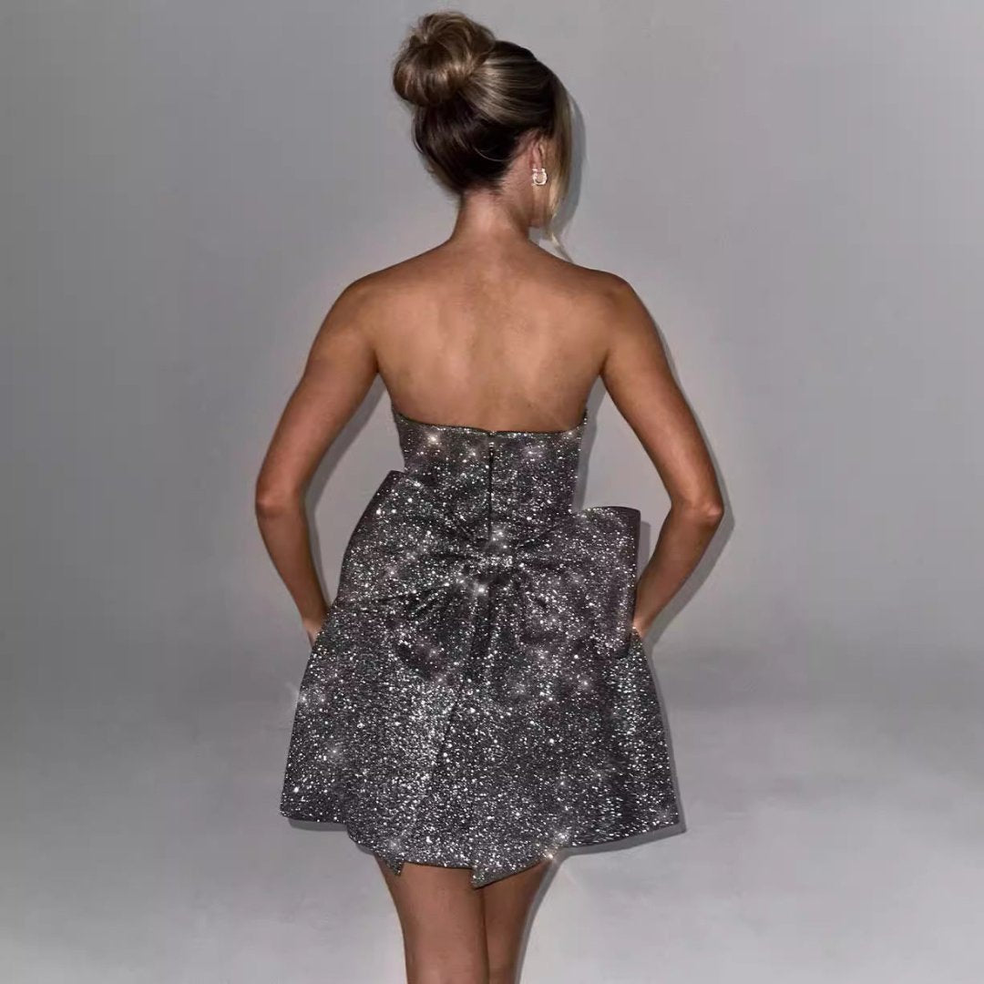 Elvie | Stylish Sequin Cocktail Dress