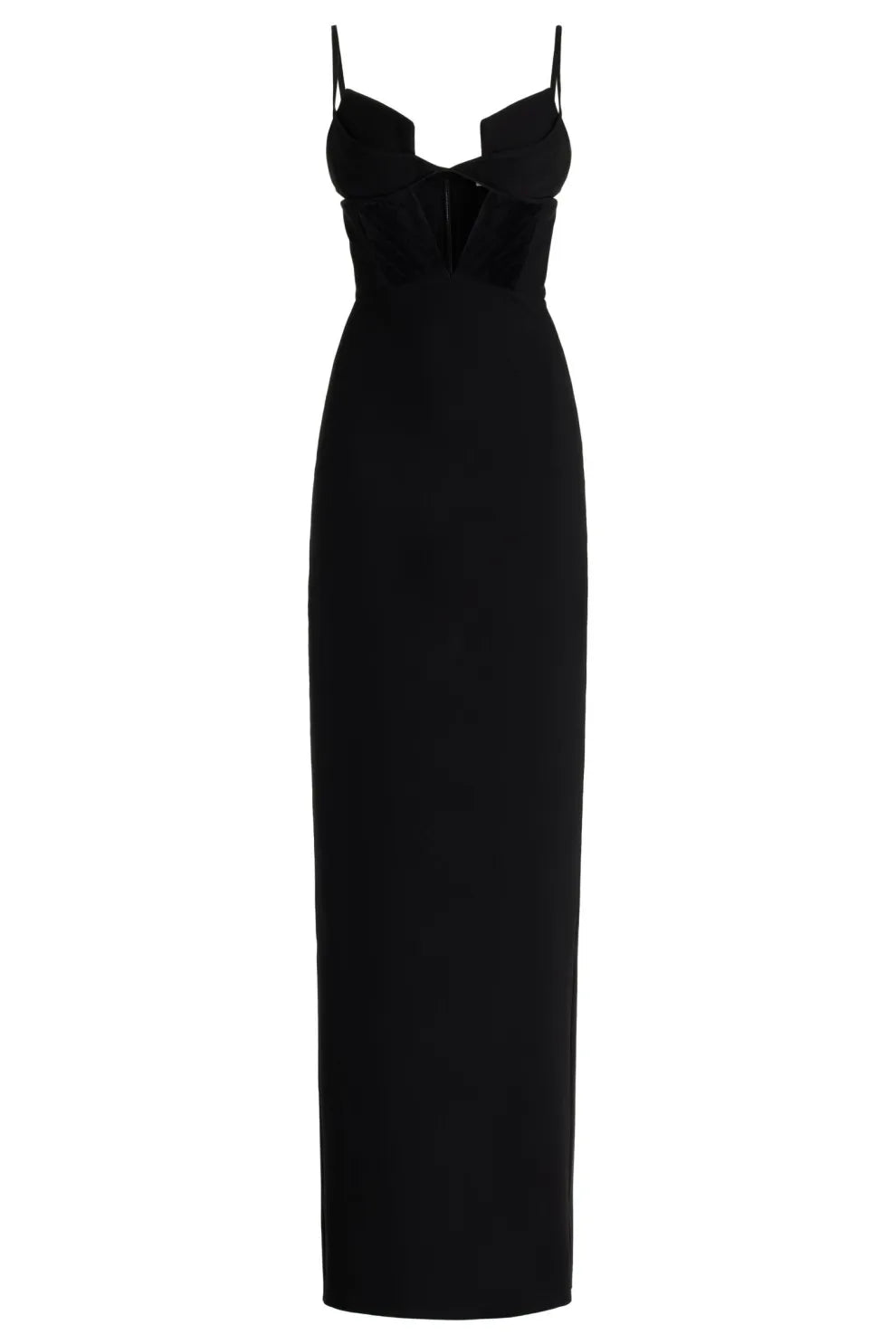 Rhea Sleek Cut Maxi Dress