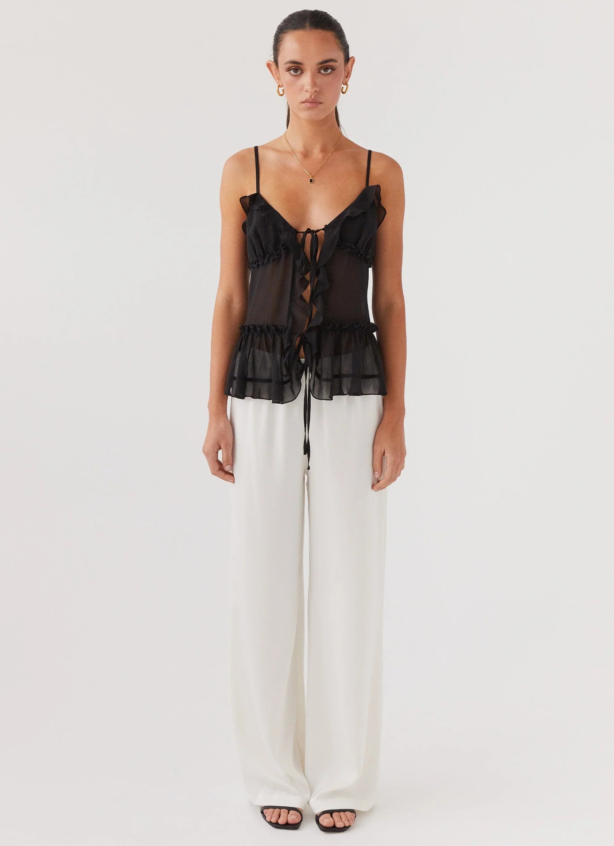 Diana Ruffle Cami Top