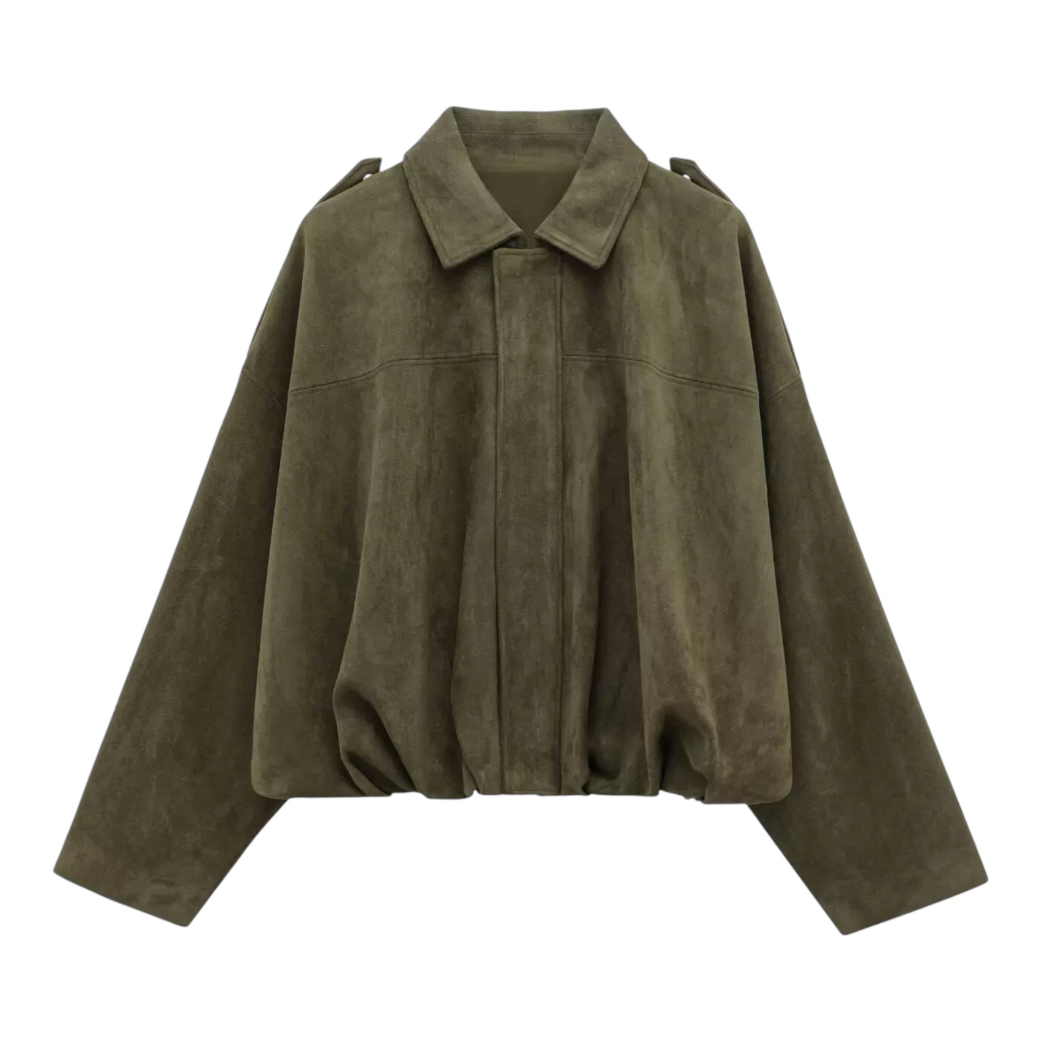 NY Suede Comfy Bomber Jacket