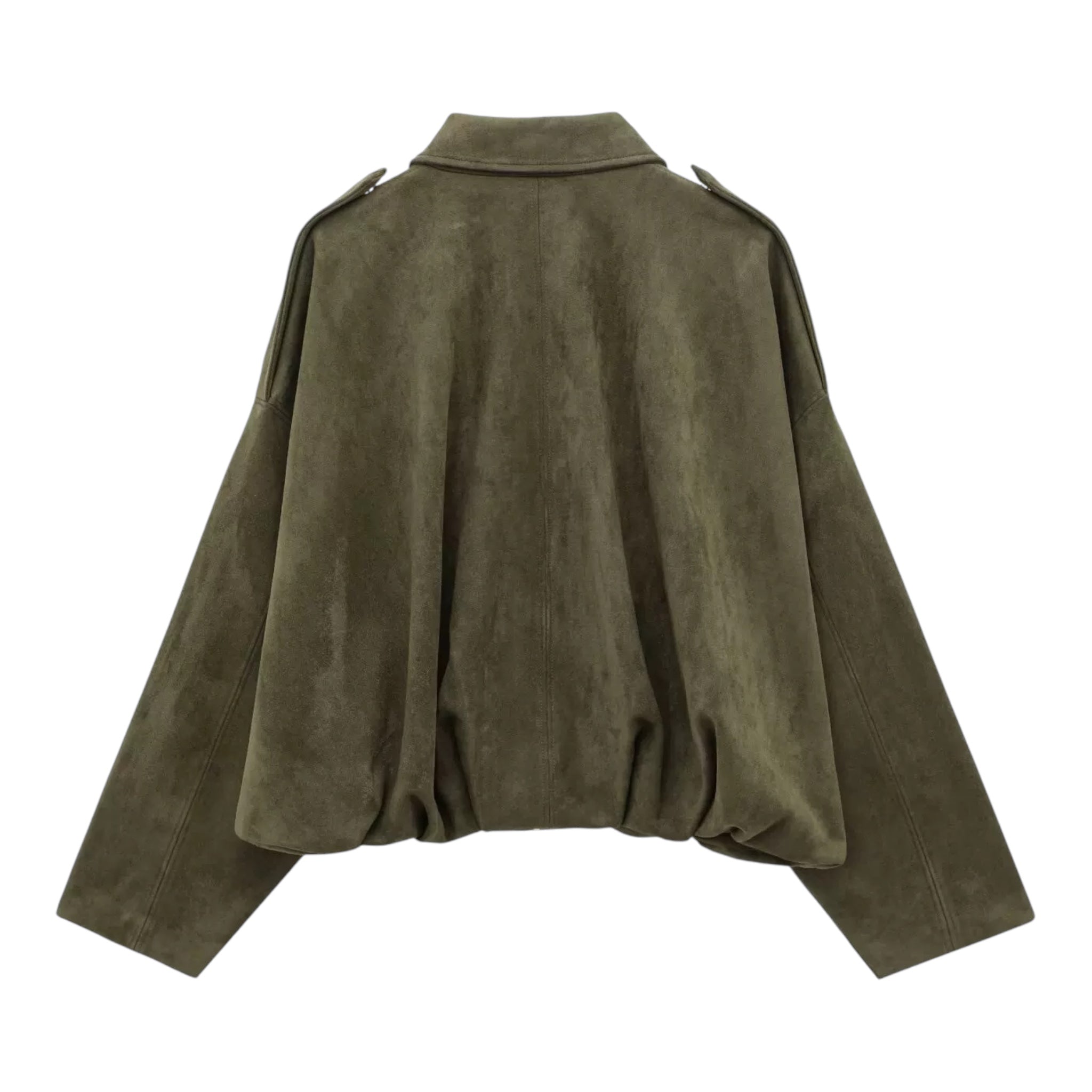 NY Suede Comfy Bomber Jacket