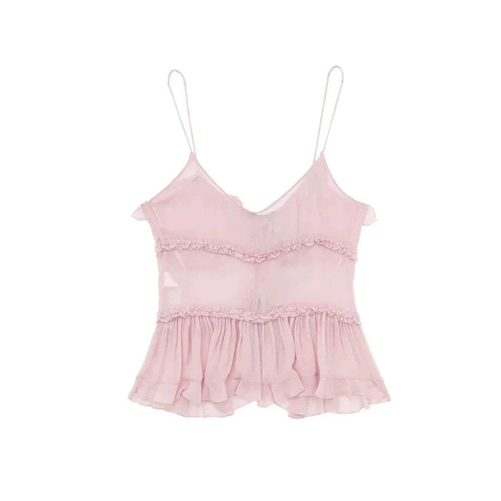 Diana Ruffle Cami Top