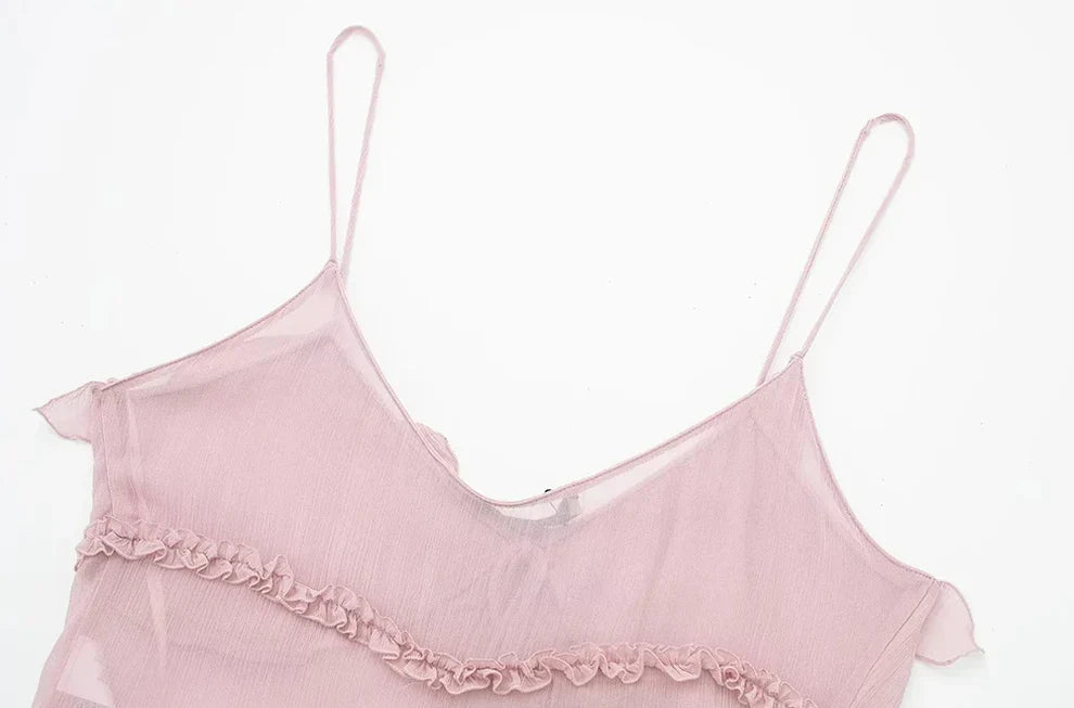 Diana Ruffle Cami Top