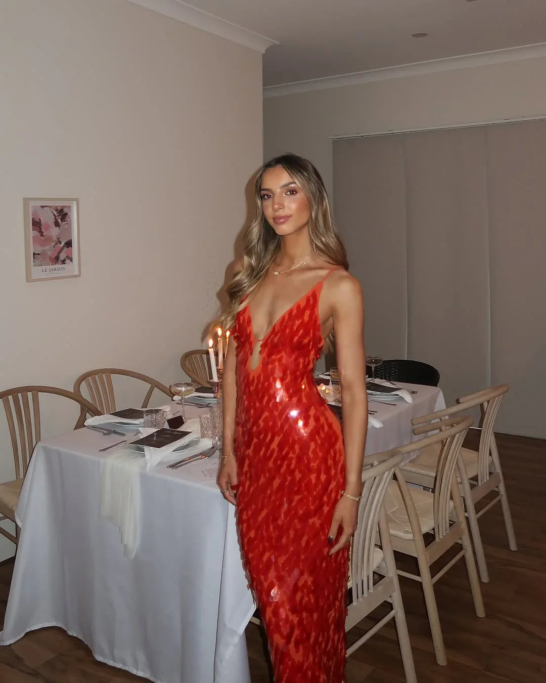Vicky Sequin Maxi Dress