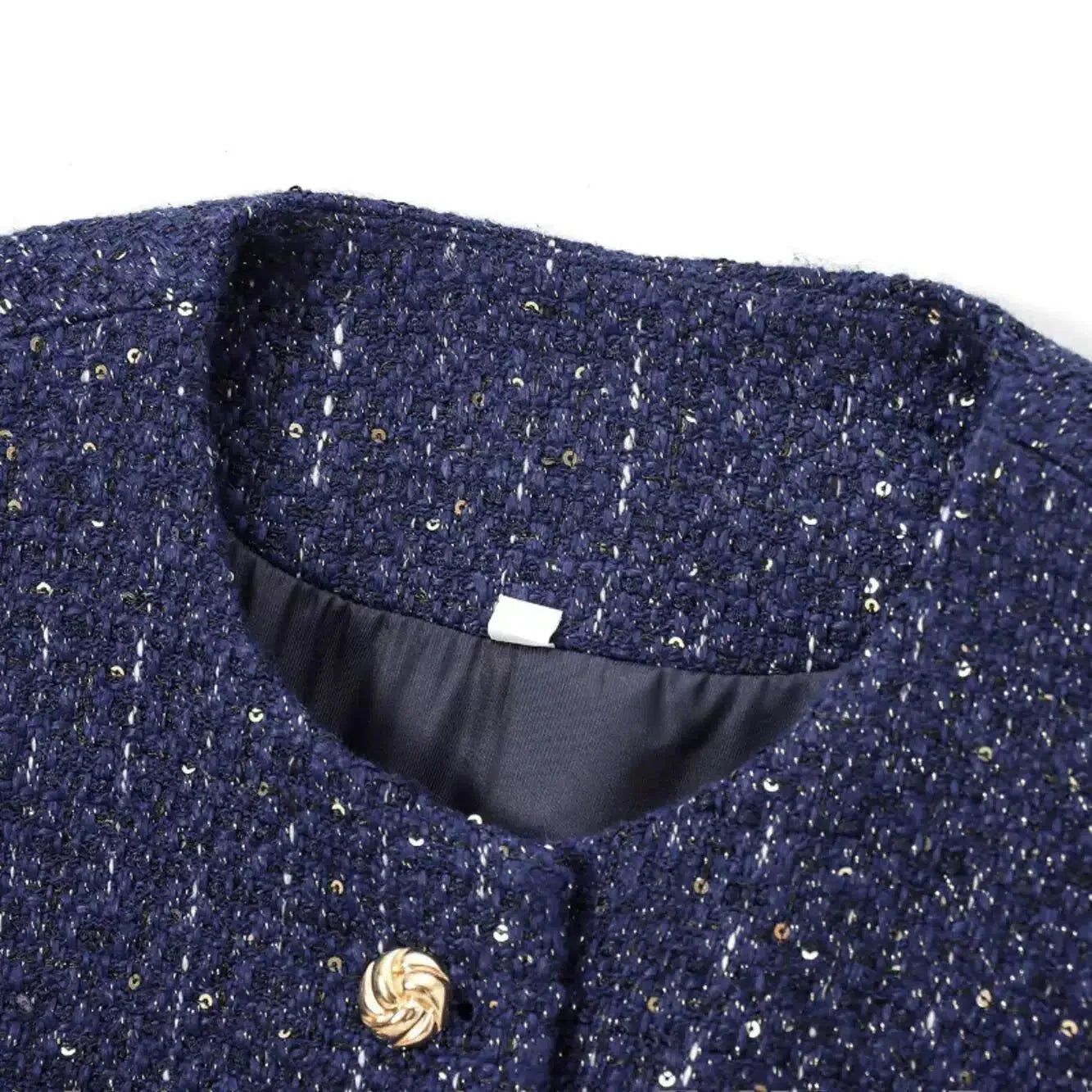 ANNABELLE - BELTED SEQUIN STRUCTURED VEST