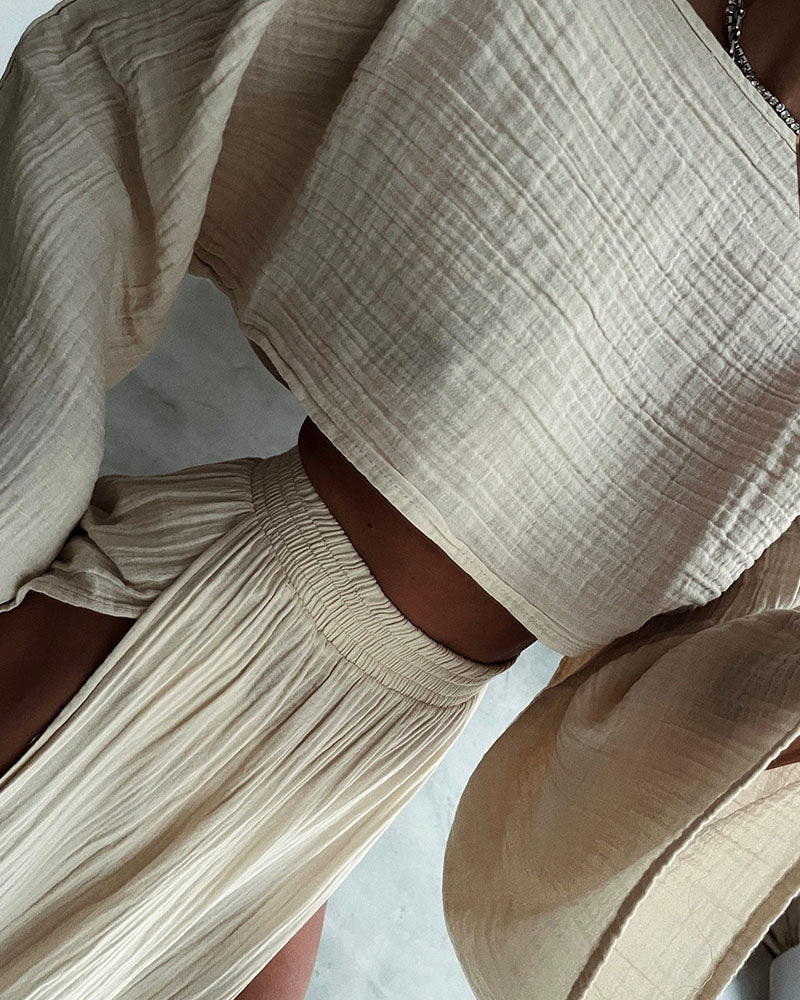 Serena Summer Linen Set