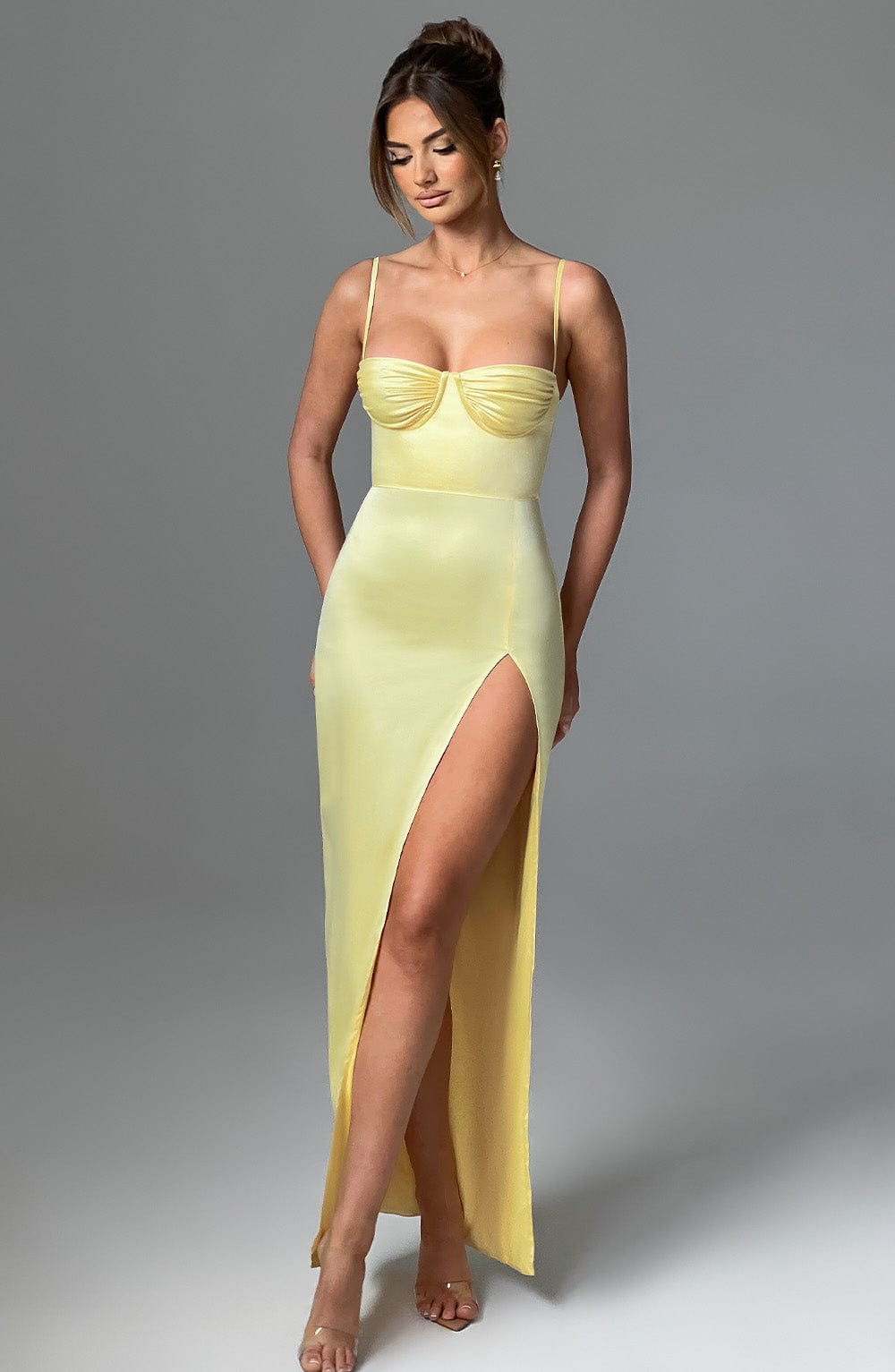 Elowen Maxi Dress - Lemon