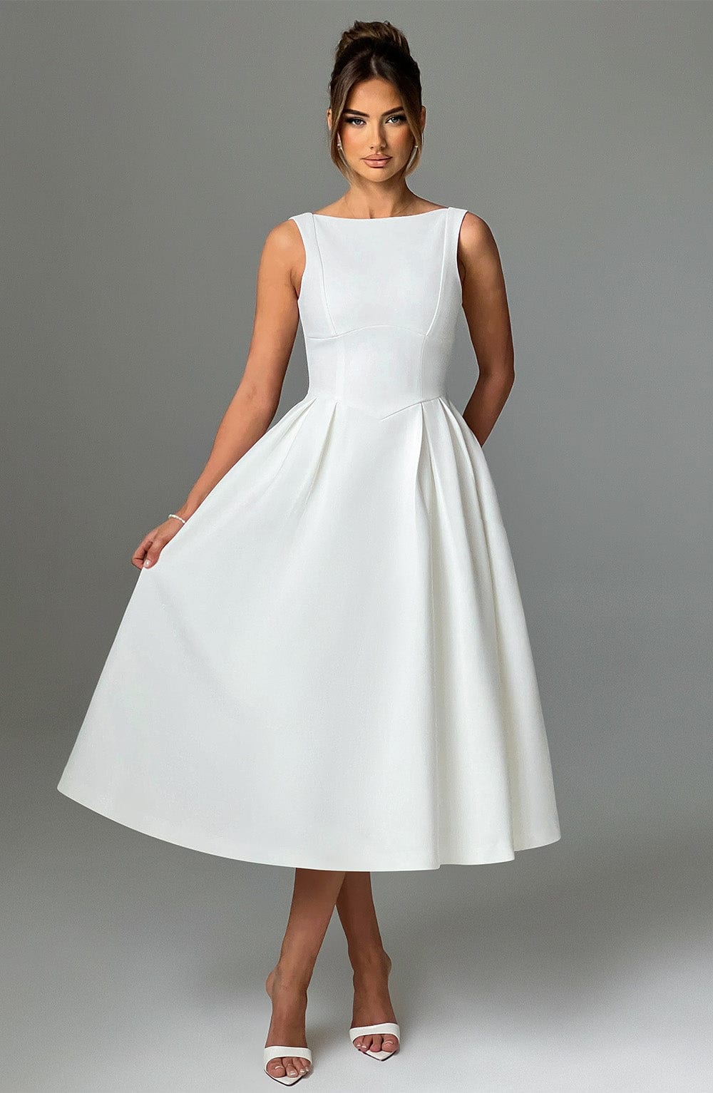 Clarice Bridal Inspired Midi Dress