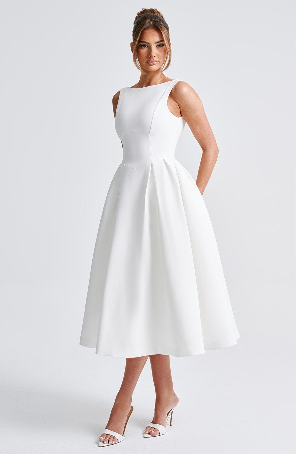 Clarice Bridal Inspired Midi Dress