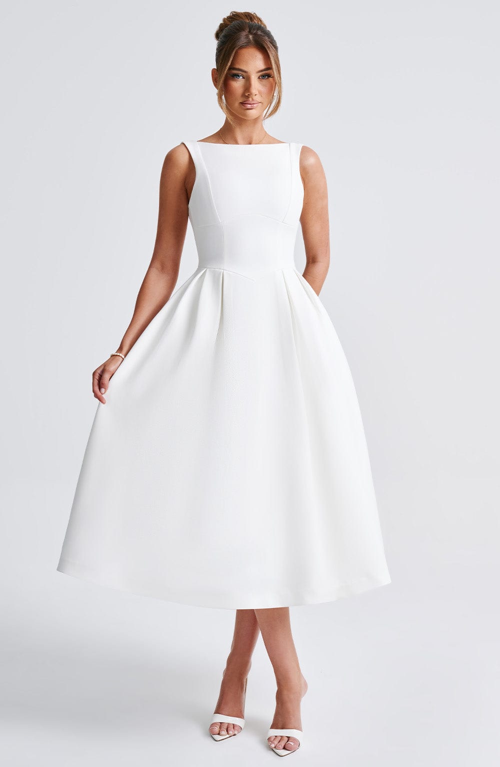 Clarice Bridal Inspired Midi Dress