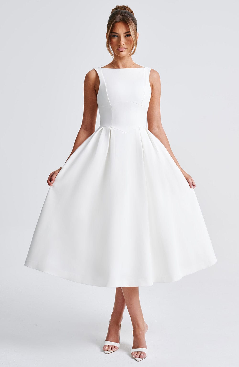 Clarice Bridal Inspired Midi Dress