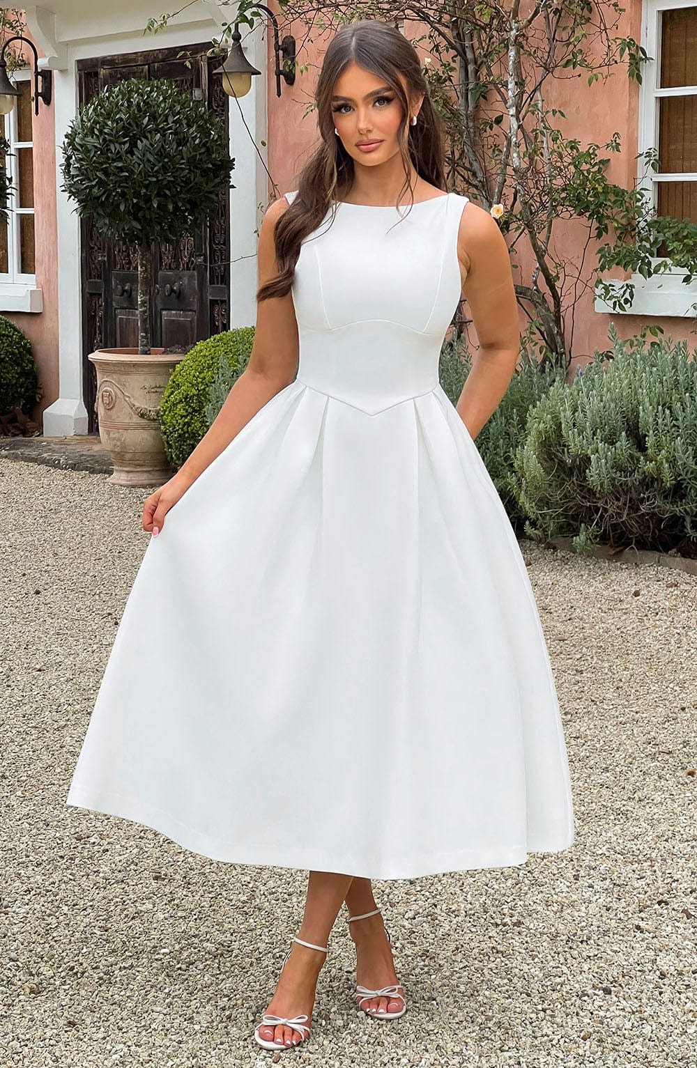 Clarice Bridal Inspired Midi Dress