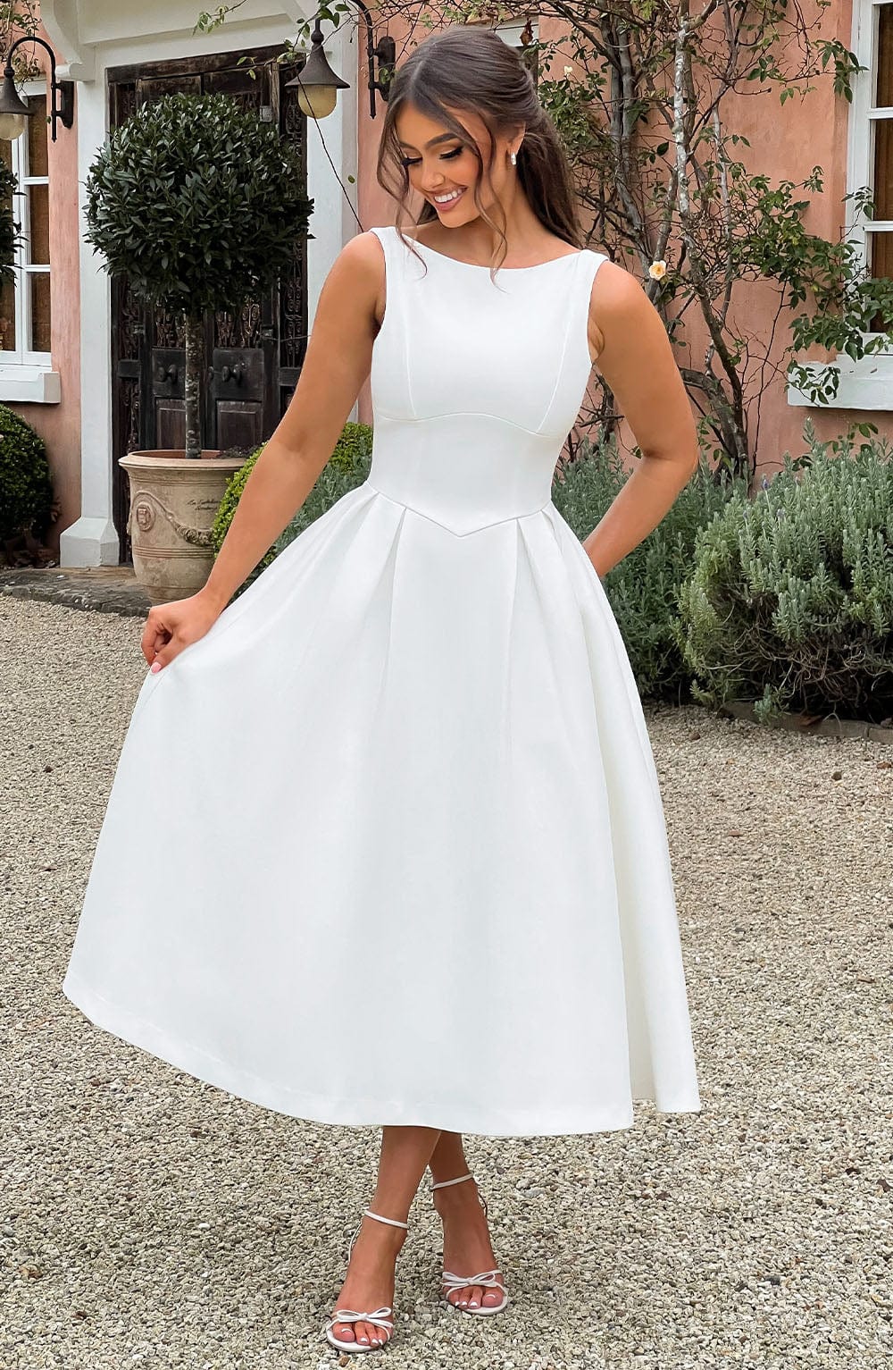 Clarice Bridal Inspired Midi Dress