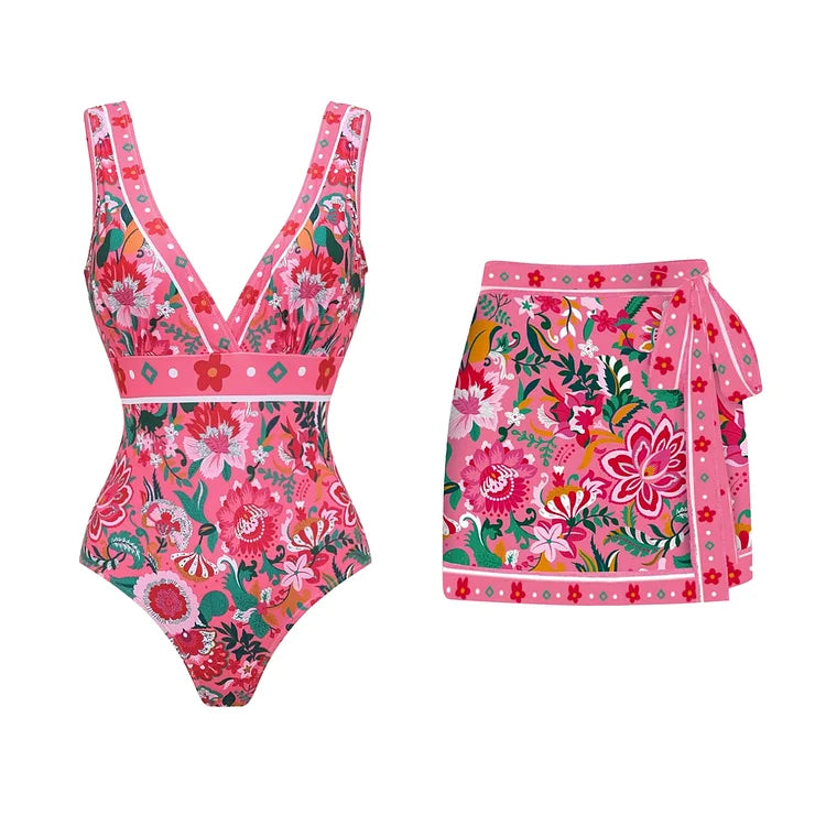 Amara Floral V-Neck Shortini