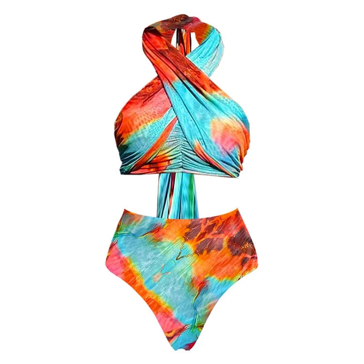 Marisse Sunset Bikini Wrap Set