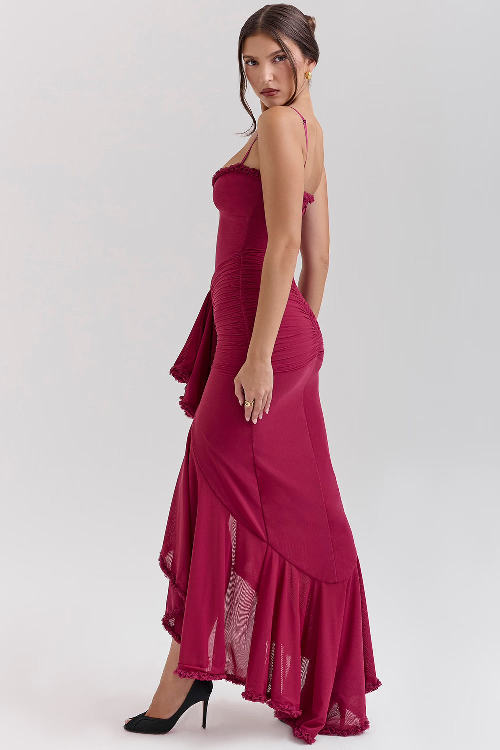 Lisa - Ruffled Maxi Dress