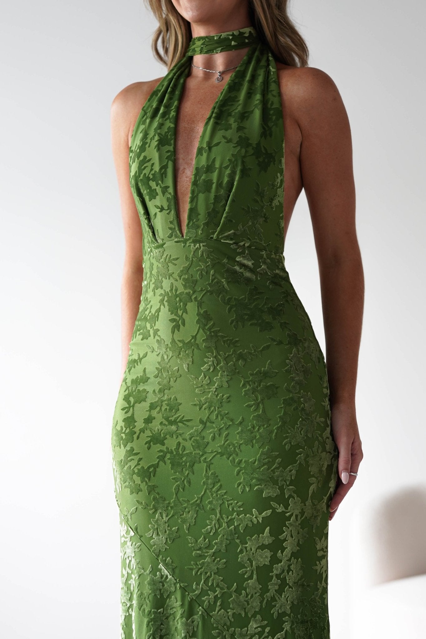 Grayson Floral Jacquard Maxi Dress