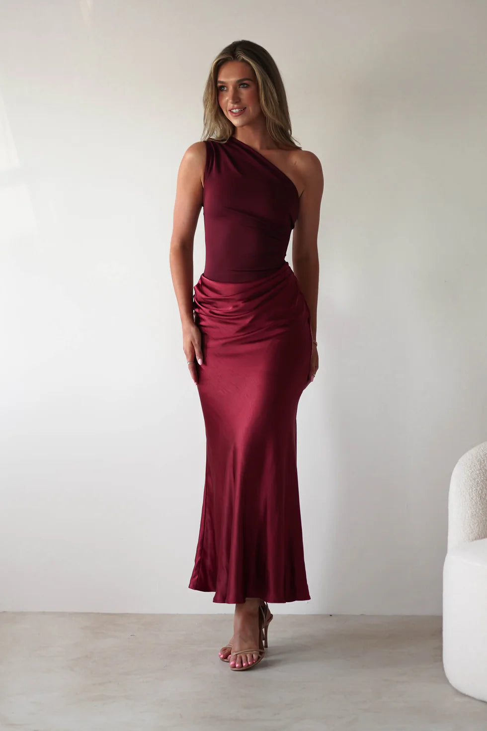 Lovi One-Shoulder Maxi Dress