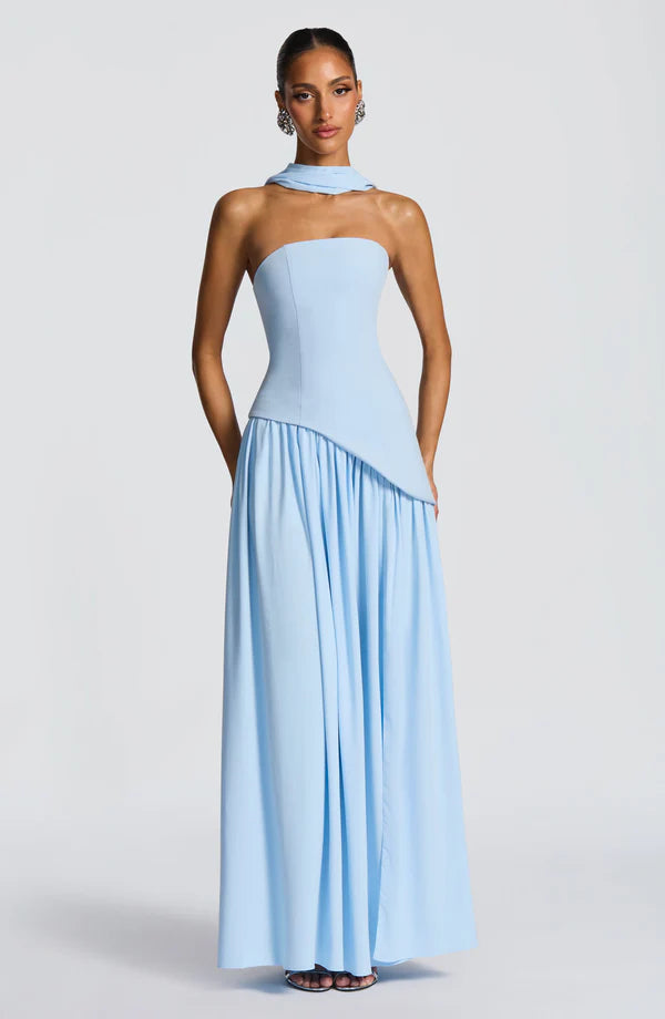 Melanie Strapless Maxi Dress