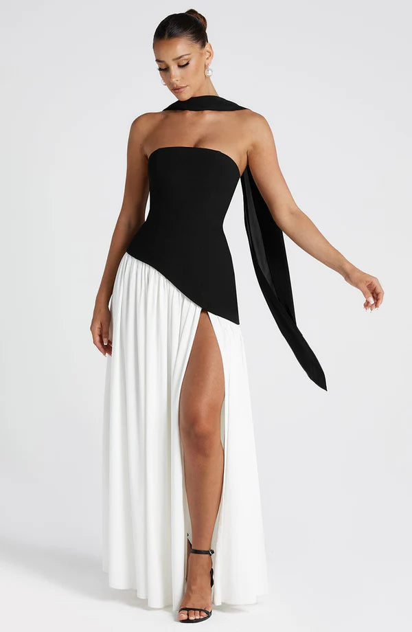 Melanie Strapless Maxi Dress