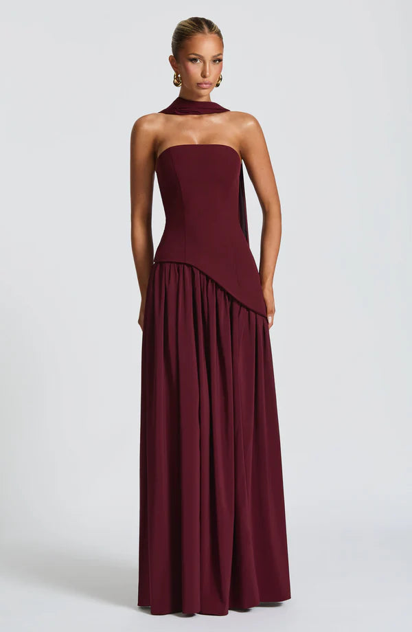 Melanie Strapless Maxi Dress