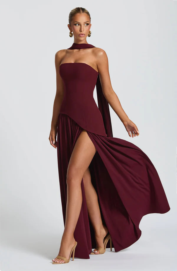 Melanie Strapless Maxi Dress