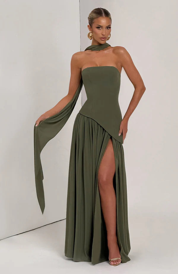 Melanie Strapless Maxi Dress