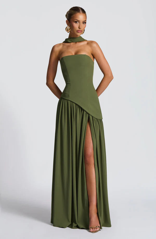 Melanie Strapless Maxi Dress