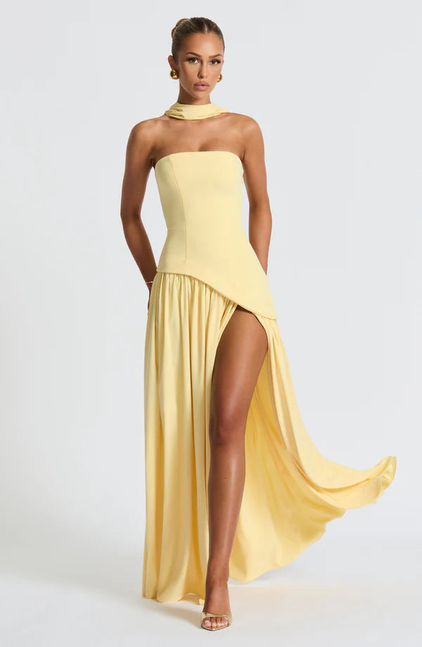 Melanie Strapless Maxi Dress