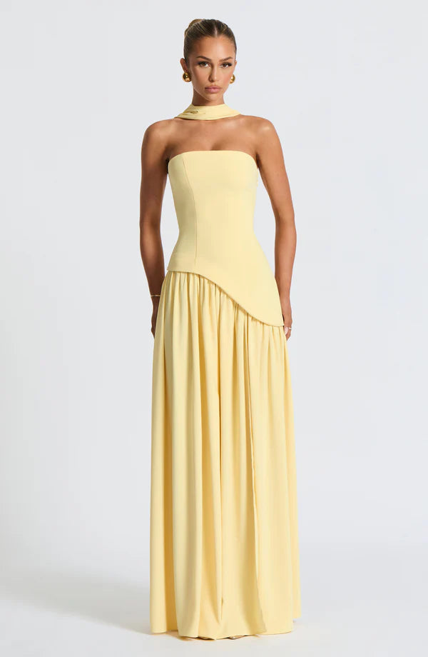 Melanie Strapless Maxi Dress