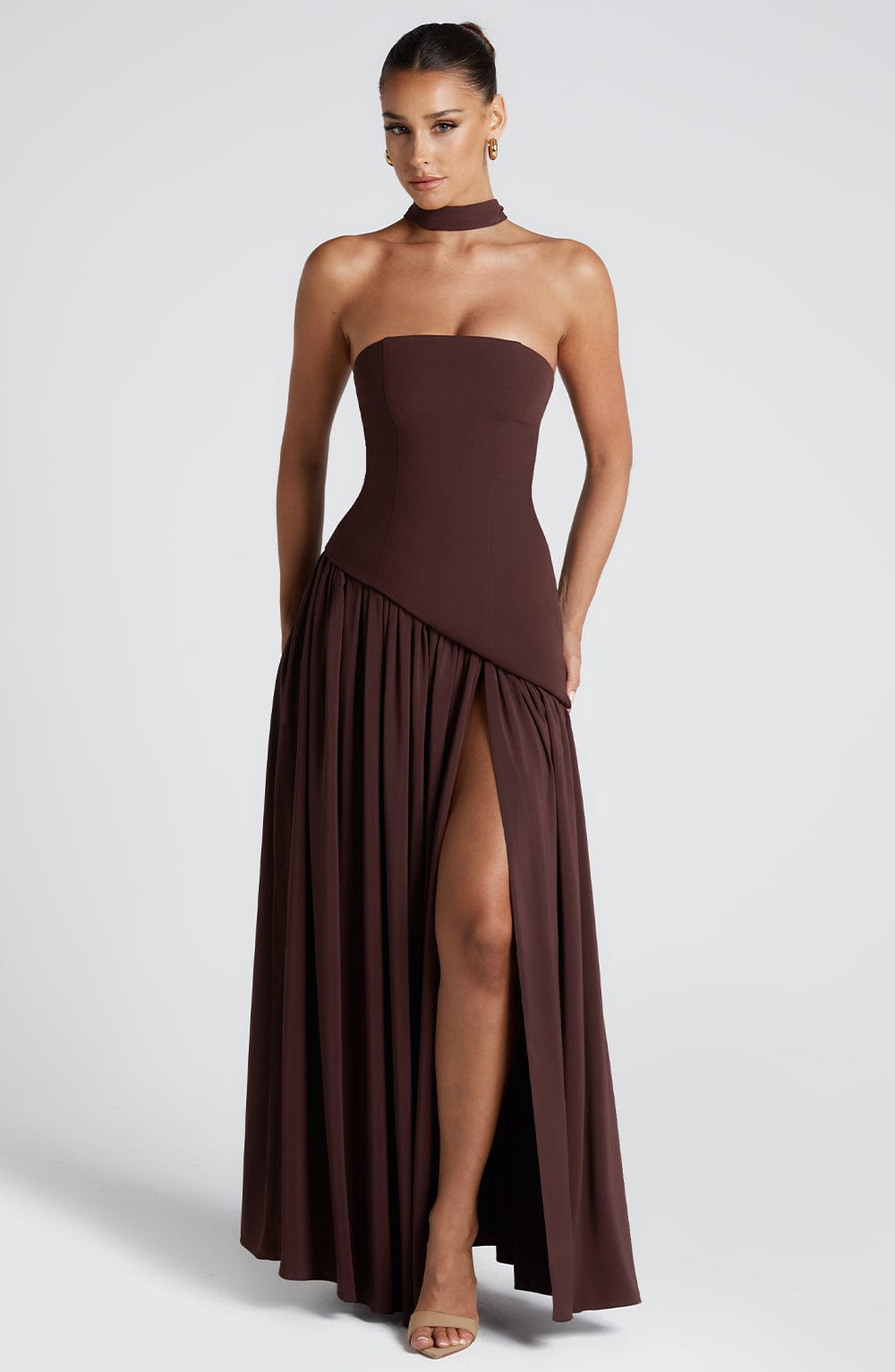 Melanie Strapless Maxi Dress