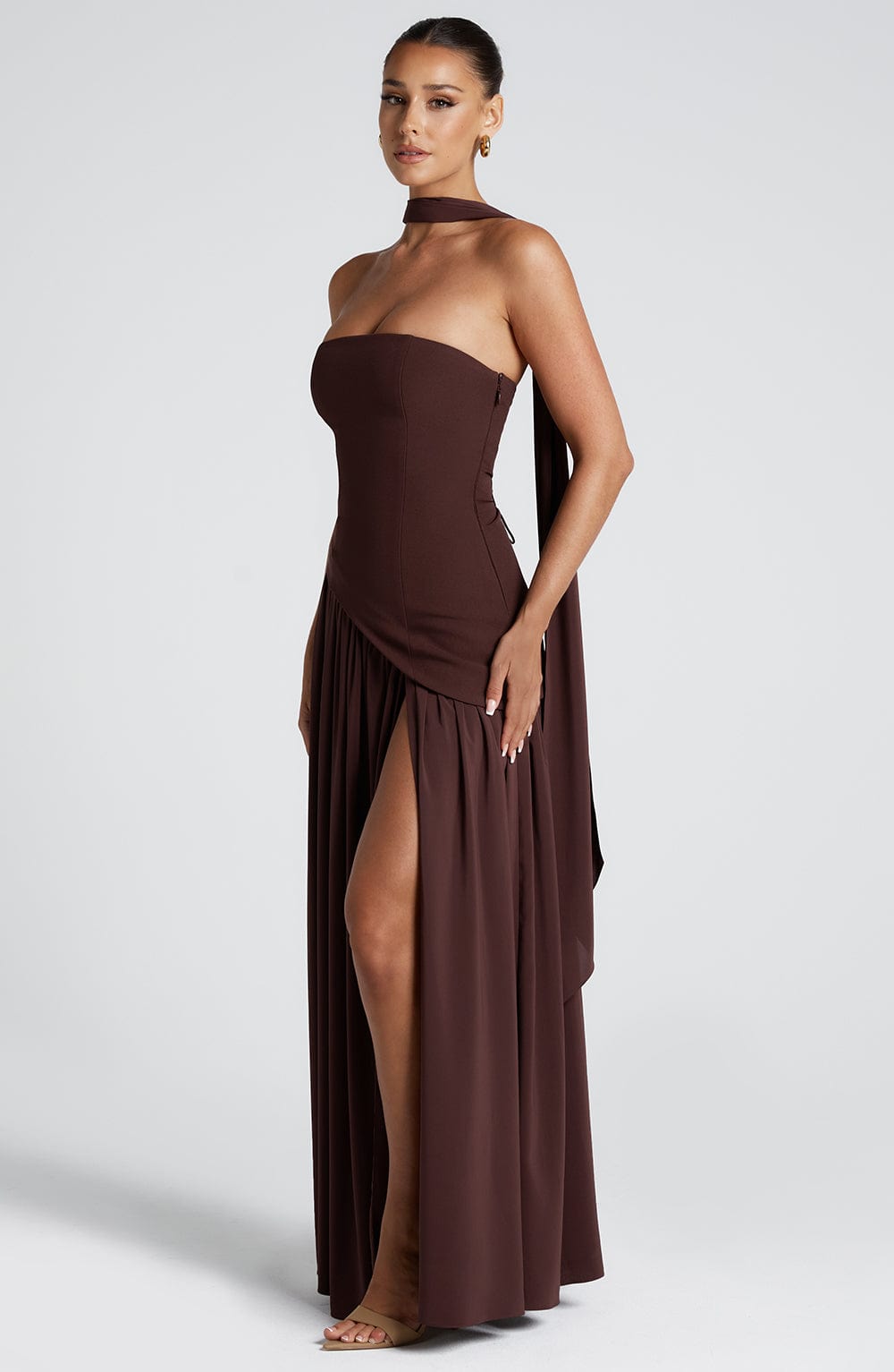 Melanie Strapless Maxi Dress