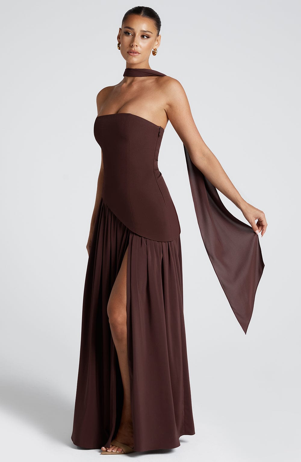 Melanie Strapless Maxi Dress