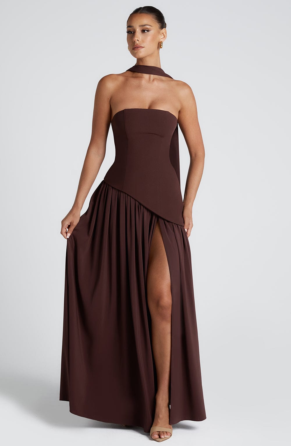 Melanie Strapless Maxi Dress