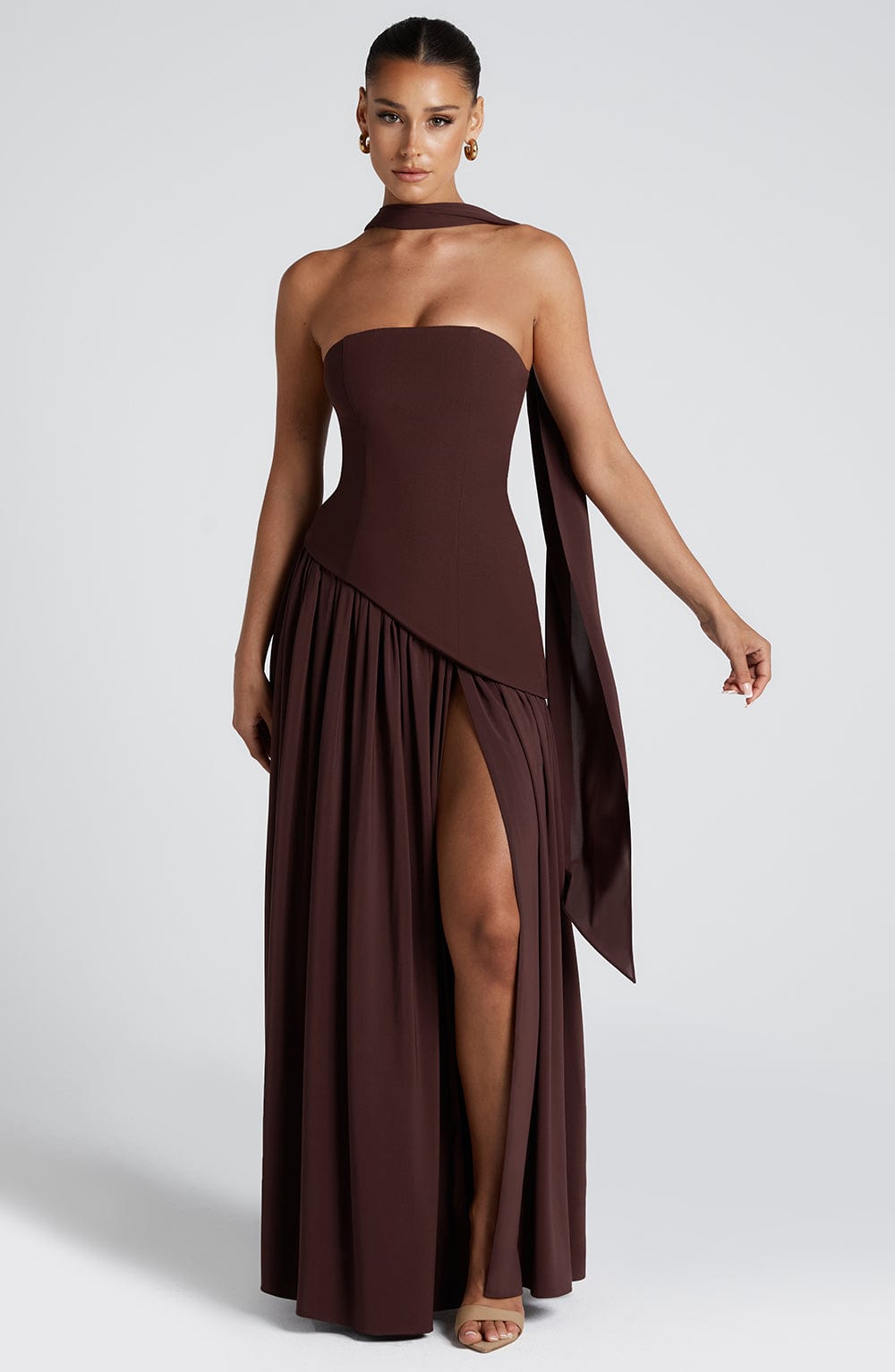 Melanie Strapless Maxi Dress