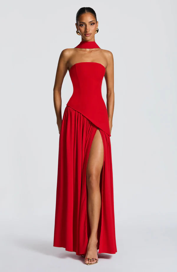 Melanie Strapless Maxi Dress