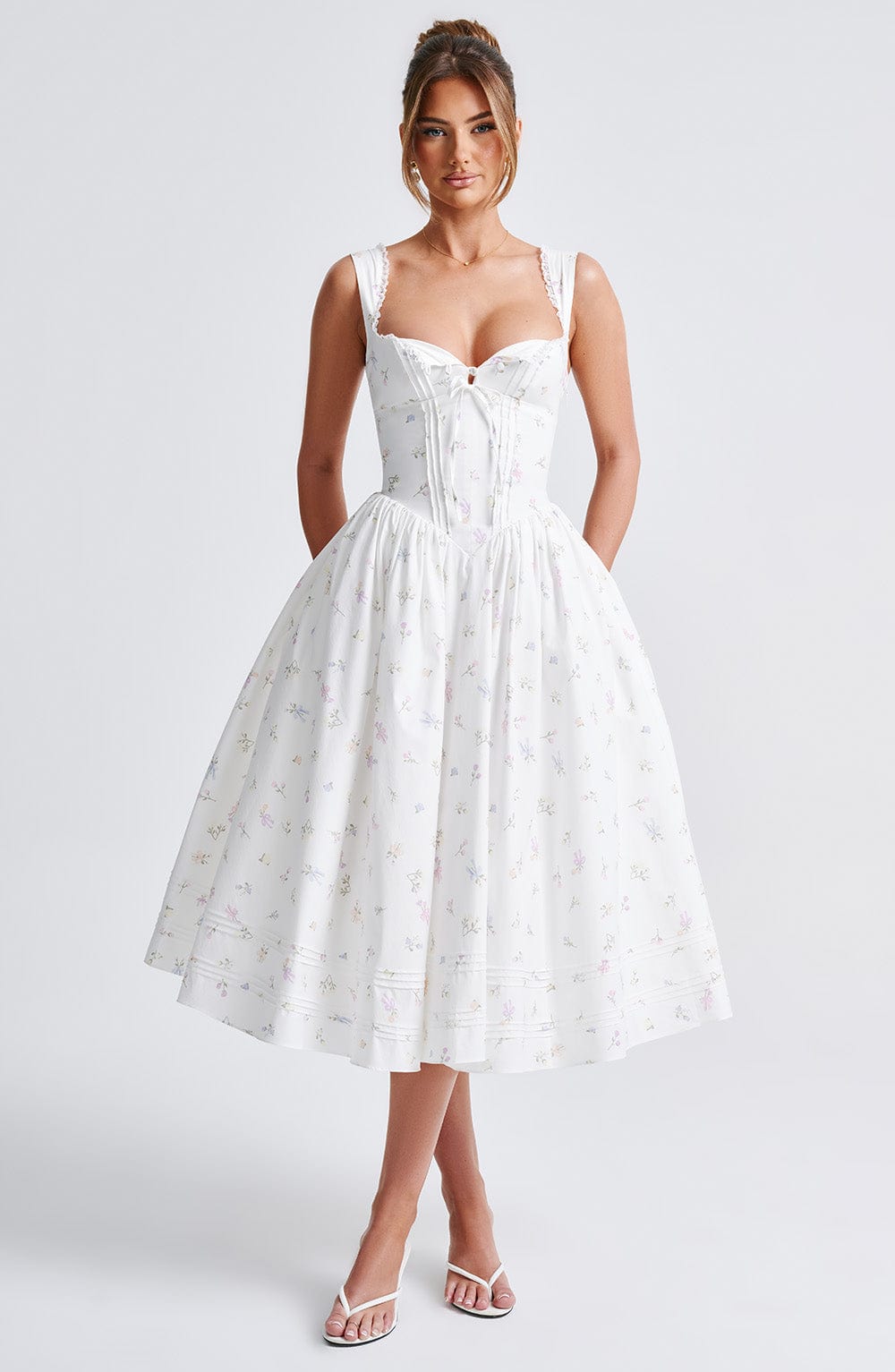 Marlyn Bridal-Inspired Midi Dress